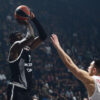 The match of the 22nd round of the Turkish Airlines Euroleague between KK Partizan Mozzart Bet and KK Olympiacos Piraeus was played at the Aleksandar Nikolic Basketball Hall. Utakmica 22. kola Turkish Airlines Evrolige izmedju KK Partizan Mozzart Bet i KK Olympiacos Piraeus odigrana je u Kosarkaskoj dvorani Aleksandar Nikolic.