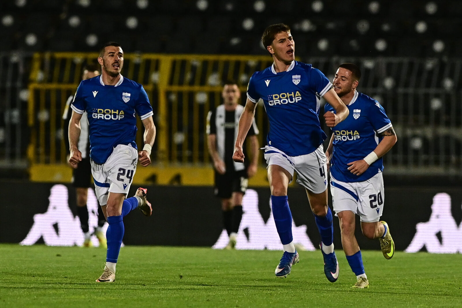 The match of the 34th round of the Mozart Super League of Serbia between FK Partizan and FK Novi Pazar was played at the FK Partizan stadium. Utakmica 34. kola Mozzart Super lige Srbije izmedju FK Partizan i FK Novi Pazar odigrana je na stadion FK Partizan.