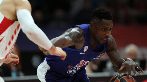 Basketball game, Euroleague Round 15 - BC Crvena zvezda vs Olympiacos Piraeus held in Stark arena. Kosarkaska utakmica, Evroliga, 15 kolo, izmedju KK Crvena zvezda i KK Olimpijakos odigrana u Stark areni