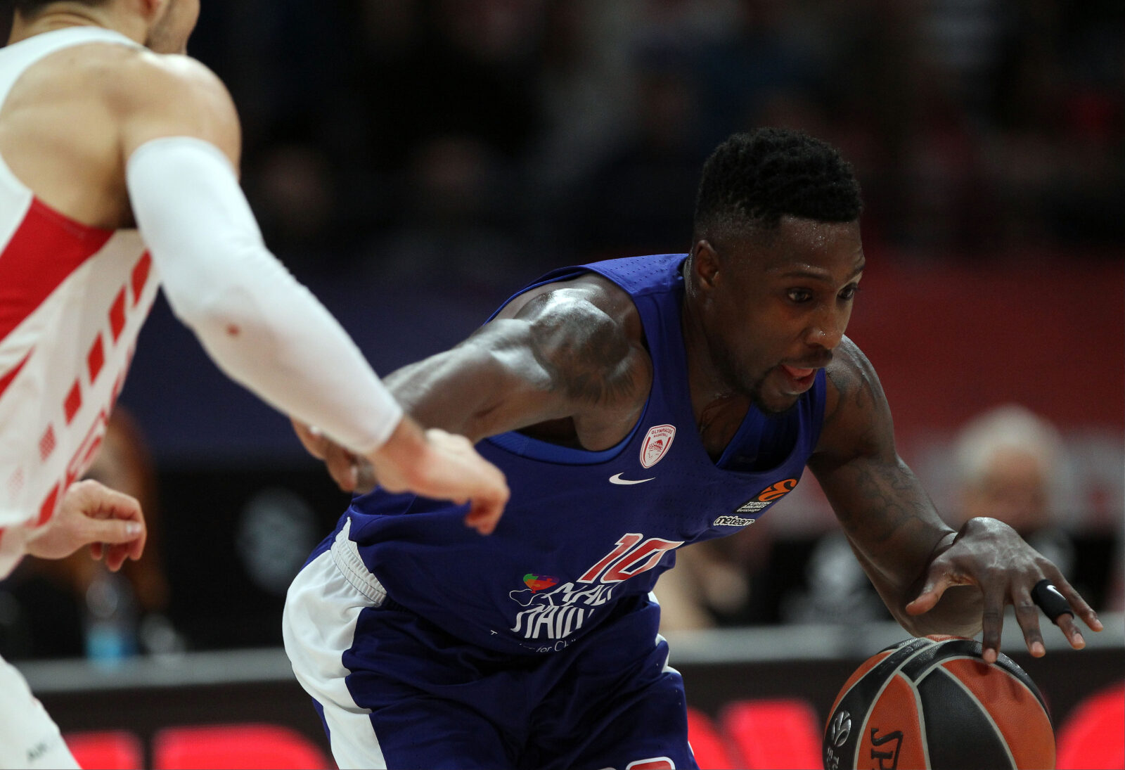 Basketball game, Euroleague Round 15 - BC Crvena zvezda vs Olympiacos Piraeus held in Stark arena. Kosarkaska utakmica, Evroliga, 15 kolo, izmedju KK Crvena zvezda i KK Olimpijakos odigrana u Stark areni
