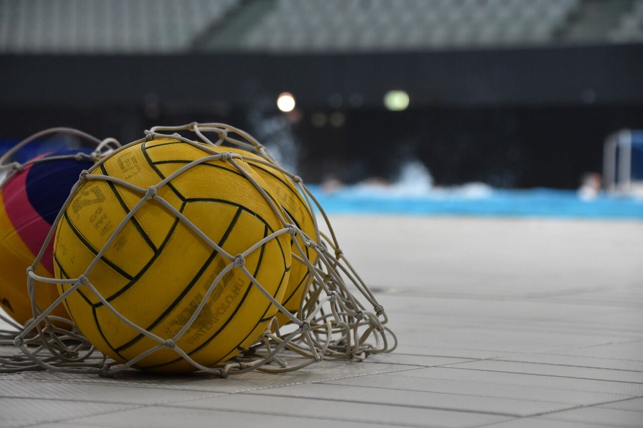 water polo ball, ball, water polo, pool, swimming pool, water, game, nature, sport, water sport