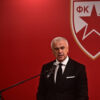 The commemoration of the death of the former general secretary of FK Crvena Zvezda and prominent sports worker Vladimir Cvetkovic was held in the Media Center of the "Rajko Mitic" stadium. Komemoracija povodom smrti nekadasnjeg generalnog sekretara FK Crvene zvezde i istaknutog sportskog radnika Vladimira Cvetkovica odrzana je u u Medija centru stadiona "Rajko Mitic".
