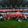 FK Crvena Zvezda won its 30th Serbian Cup trophy after defeating Vojvodina 5-4 on penalties in the final in Loznica, after the score was 2-2 after 120 minutes. FK Crvena zvezda je osvojila 30. trofej u Kupu Srbije posto je u finalu u Loznici posle penala pobedila Vojvodinu rezultatom 5:4, a tokom 120 minuta bilo je 2:2.
