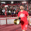 The players of Red Star won the 35th title of the champion of Serbia. Fudbaleri Crvene zvezde su osvojili 35. titulu prvaka Srbije.