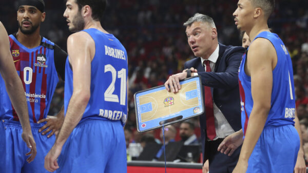 The second semi-final match of the Turkish Airlines EuroLeague final four between FC Barcelona and BC Real Madrid was played in the Stark Arena. Druga polufinalna utakmica Turkish Airlines EuroLeague fajnal-fora izmedju FC Barcelona i BC Real Madrid