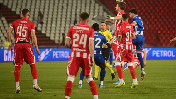 The match of the 37th round of the Mozzart Super League of Serbia between FK Crvena zvezda and OFK Beograd was played at the Rajko Mitic Stadium. Utakmica 37. kola Mozzart Super lige Srbije izmedju FK Crvena zvezda i OFK Beograd odigrana je na stadionu Rajko Mitic.