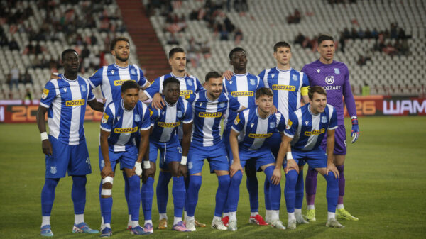 The match of the 37th round of the Mozzart Super League of Serbia between FK Crvena zvezda and OFK Beograd was played at the Rajko Mitic Stadium. Utakmica 37. kola Mozzart Super lige Srbije izmedju FK Crvena zvezda i OFK Beograd odigrana je na stadionu Rajko Mitic.