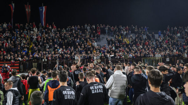 The match of the 34th round of the Mozzart First League of Serbia between FK Macva and FK Vozdovac was played at the FK Macva stadium in Sabac. Utakmica 34. kola Mozzart Prve lige Srbije izmedju FK Macva i FK Vozdovac odigrana je na stadion FK Macva u Sapcu.