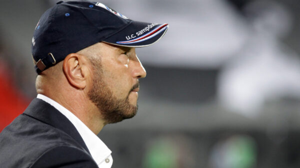Revans utakmica 3. kola kvalifikacija za Ligu Evrope (3rd round of Europa League qualifications, 2nd leg) izmedju FK Vojvodina (Srbija) i UC Sampdoria (Italija) odigrana na stadionu Karadjordje