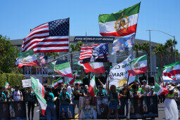 APTOPIX WCup Iranian Americans Protest Soccer