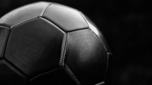 black and white soccer ball