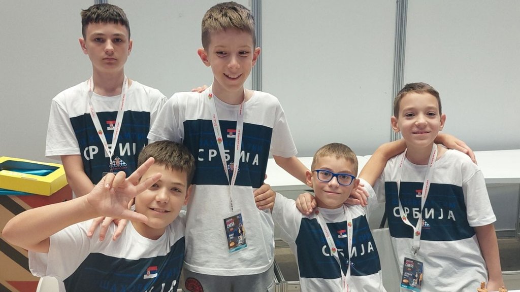 Srbija osvojila bronzu pobedom nad Ukrajinom na Evropskom prvenstvu u šahu za mlade
