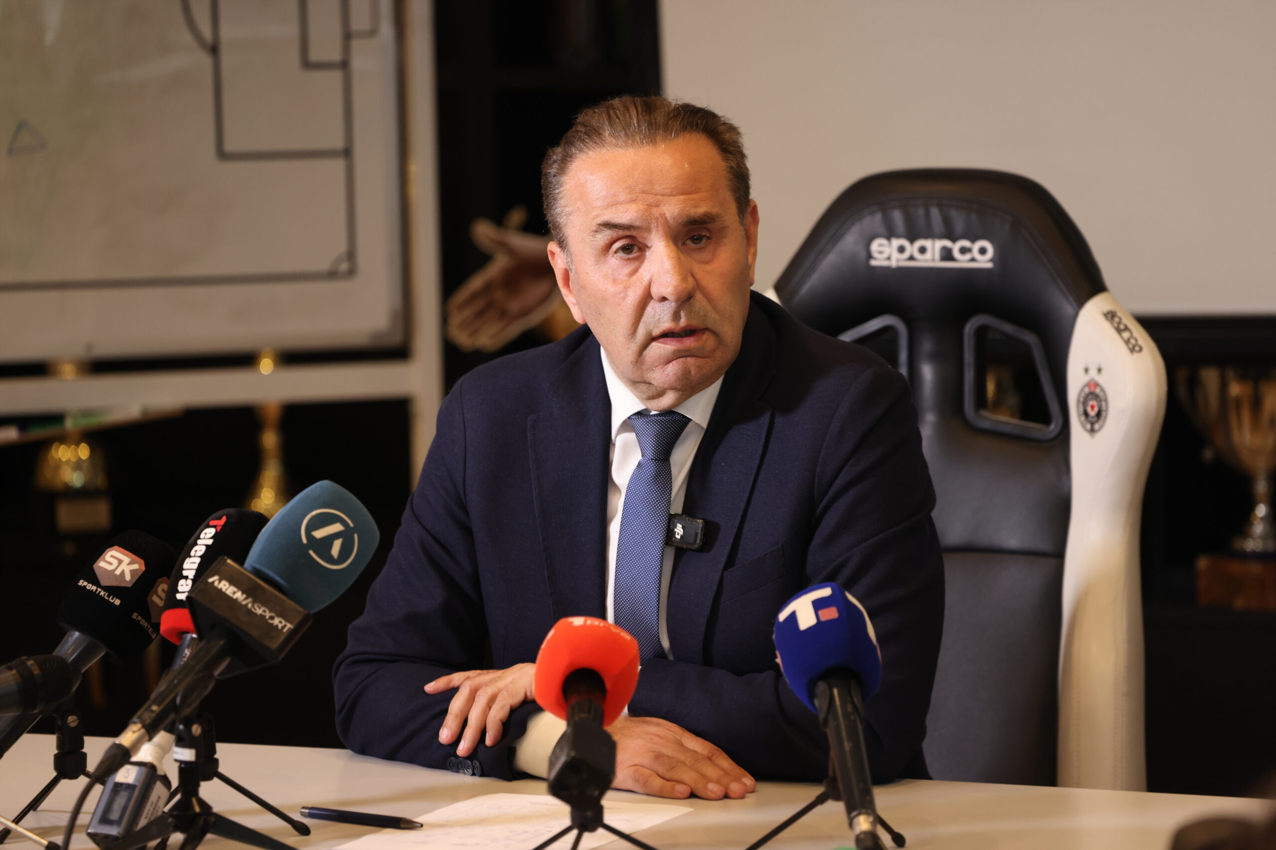 Rasim Ljajić objasnio zašto Idrisu Baba nije registrovan za Partizan protiv Tobola – Rasim Ljajić Partizan Tobol
