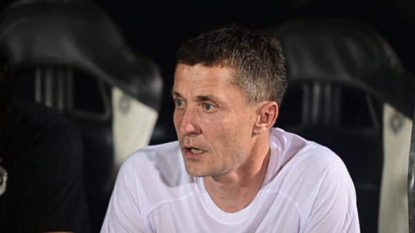 The first match of the third round of the Conference League qualifiers between FK Partizan and FK Tobol was played at the FK Partizan stadium. Prva utakmica treceg kola kvalifikacija za Ligu konferencija izmedju FK Partizan i FK Tobol odigrana je stadionu FK Partizan.