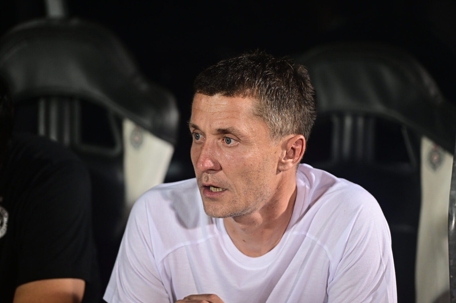 The first match of the third round of the Conference League qualifiers between FK Partizan and FK Tobol was played at the FK Partizan stadium. Prva utakmica treceg kola kvalifikacija za Ligu konferencija izmedju FK Partizan i FK Tobol odigrana je stadionu FK Partizan.