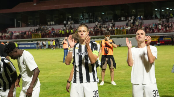 Partizan bez Ognjena Ugrešića i u revanšu protiv Tobola u Ligi konferencije