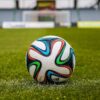ball, grass, soccer, football, soccer ball, sport, game, play, football field, nature, stadium, football stadium, ball game