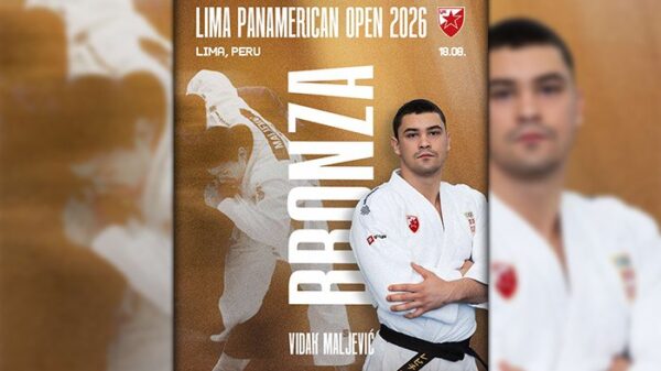 Vidak Maljević osvojio bronzu na Panameriken openu u Limi za Crvenu zvezdu – Vidak Maljević džudo