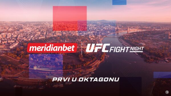 Meridianbet unapredio online klađenje za UFC Fight Night događaj u Beogradu – Meridianbet UFC Beograd