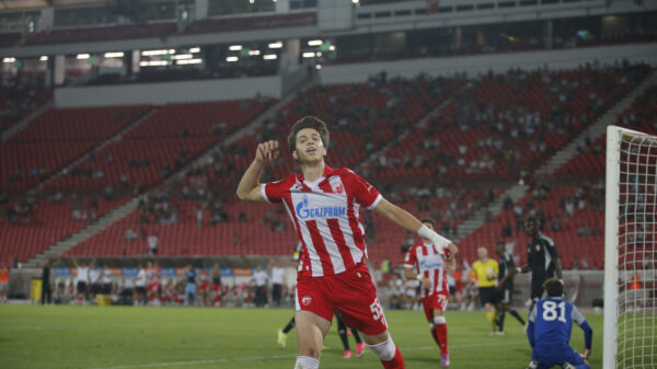 Dimitrije Šarić inspirisan Pančevom: Proslava gola evocirala istoriju Crvene zvezde – Dimitrije Šarić Crvena zvezda gol