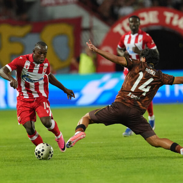 Osman Bukari dobio crveni karton i otežao Crvenoj zvezdi protiv Viktorije Plzenj – Osman Bukari Crvena zvezda Viktorija Plzenj