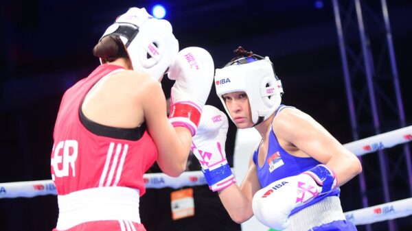 Sara Ćirković, Kristina Kuluhova i Rastko Simić u finalu Evropskog prvenstva u boksu – Sara Ćirković boks