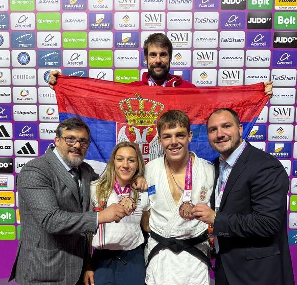 Mihajlo Simin osvojio bronzanu medalju na Svetskom prvenstvu u džudou u Bakuu – bronza Mihajla Simina