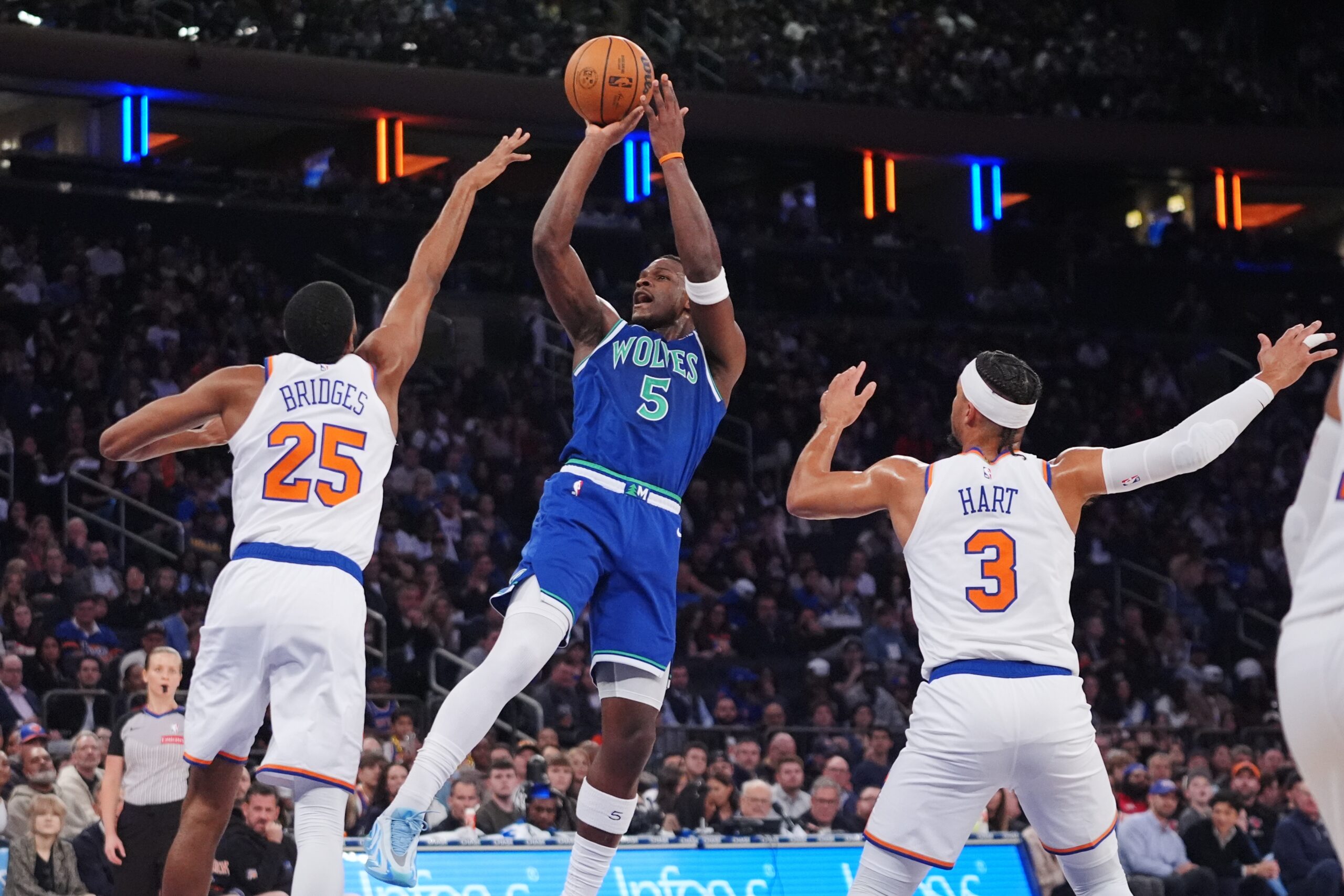 Minesota slavila protiv Njujorka rezultatom 122:104 u predsezonskom NBA meču – Entoni Edvards Minesota Njujork NBA