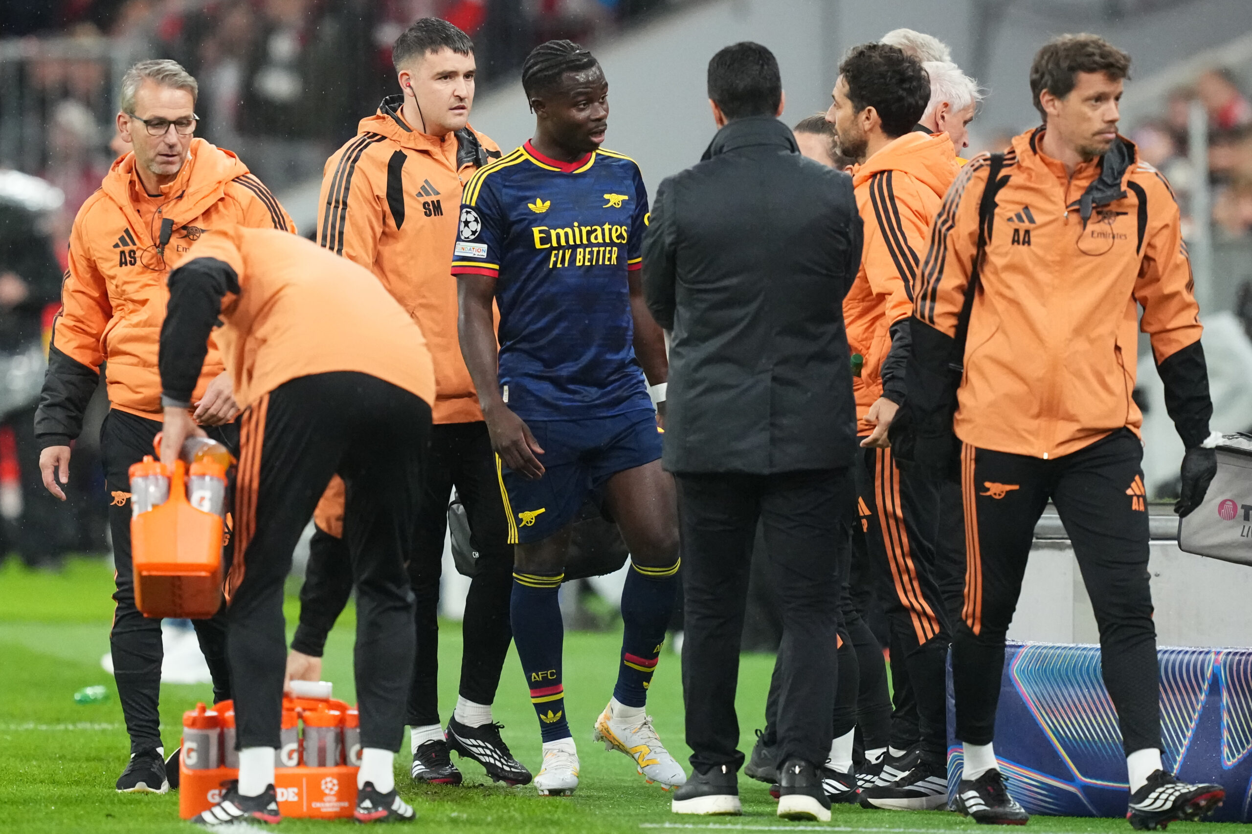 Bukajo Saka propušta ključne mečeve Arsenala zbog povrede kvadricepsa – Bukajo Saka Arsenal povreda