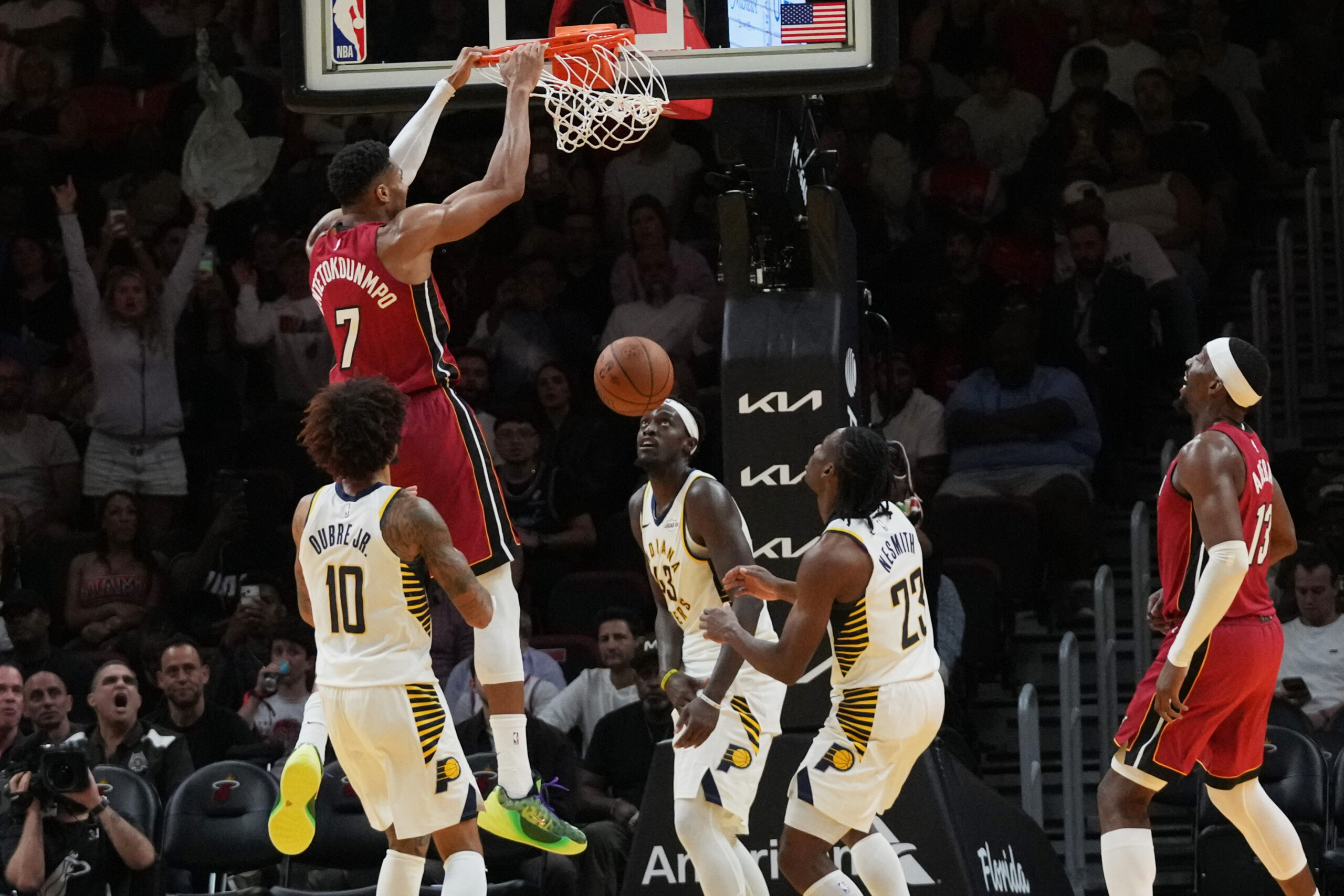 Giannis Antetokounmpo ostvario tripl-dabl u pobedi Majamija nad Indijanom u NBA Kupu – tripl-dabl Antetokounmpo u NBA Kupu